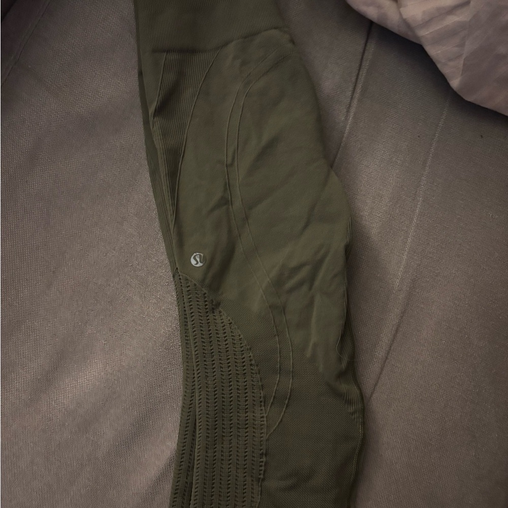 Olive Green Lululemon Leggings - Picture 3 of 3